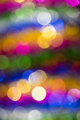 Blurred colorful bokeh background