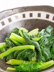 Japanese cuisine, boiled spinach