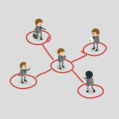 networking business people