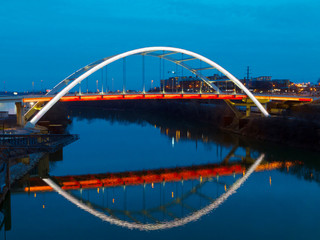 Bridge over Cumberland River in Nashville Tennessee