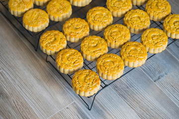 Moon Cake, food for Chinese Lunar mid-autumn festival