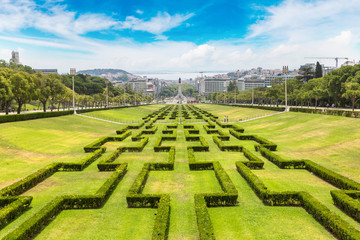 Eduardo VII park in Lisbon
