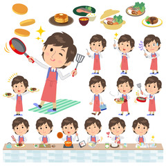 blue vest man cooking