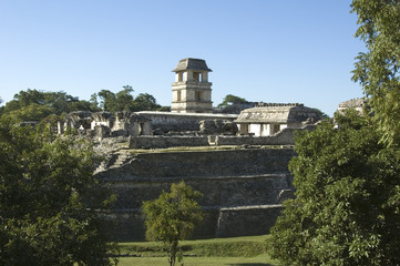 Fototapeta na wymiar Palenque, Chiapas, México