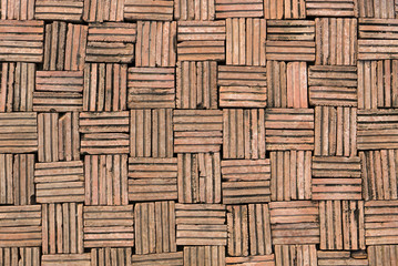 Beautiful Ceramic Clinker Pavers for Patio, Floor pavers in a path, detail of a pavement to walk, textured background