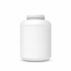 Rendering of white blank round can