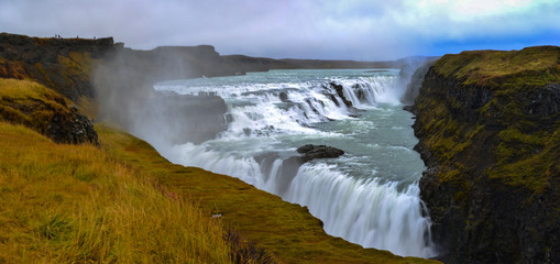 Gullfoss Waterfall Iceland