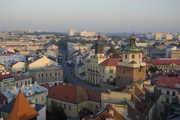 Lublin, Widok z Wiezy Trynitarskiej.