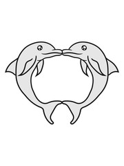 Play couple couple love heart in love kissing 2 friends team delfin cute cute comic cartoon grin smile funny