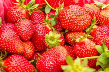 Strawberry fruit background