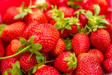 Strawberry fruit background