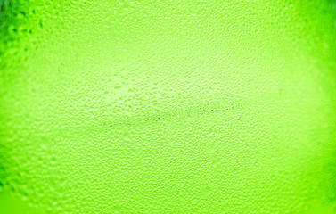 Green Abstract Water Drops Background,Natural water drops on gla