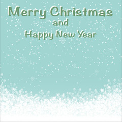 Retro Christmas and new year for holiday background.