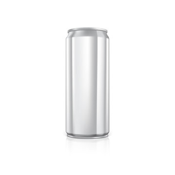 Blank aluminium can. Drawn with mesh tool. Fully adjustable and scalable