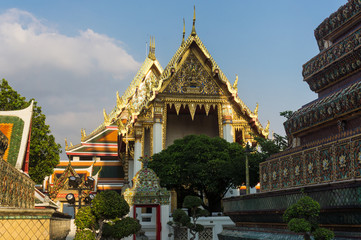 Obraz premium Temple Wat Pho, Bangkok, Thaïlande