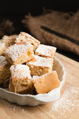 Sweet cake with honey
