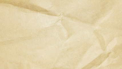 Recycled crumpled brown paper texture, paper background for business, education and communication concept design.