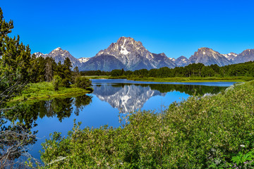 Teton Mountain Reflection