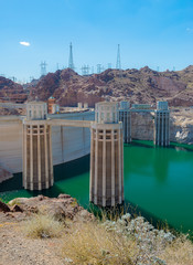 Hoover Dam in Nevada and Arizona
