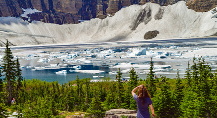 Iceberg Lake in Glacier Park Views