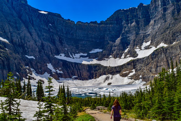 Iceberg Lake in Glacier Park Views