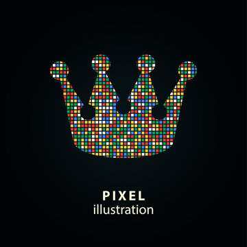 Crown - Pixel Illustration.