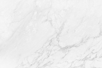 White marble texture with natural pattern for background or design art work.