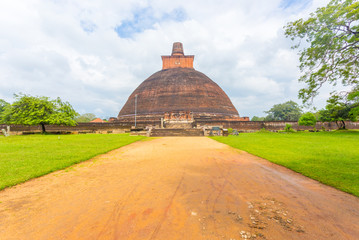 Anuradhapura Jetavanaramaya Dagoba Dirt Path H