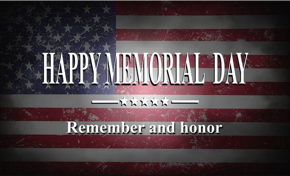 Happy memorial day background