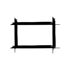 Hand draw pencil frame. Sketch doodle design concept © gaziyev