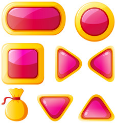 Label design in different shapes