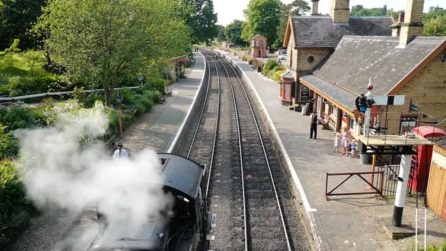 severn valley heritage preserved steam railway shropshire england uk