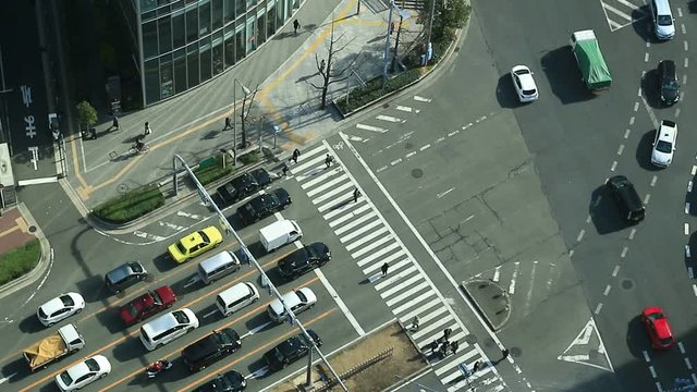 大阪 梅田新道交差点