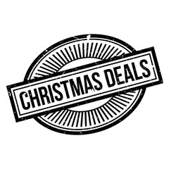 Christmas Deals rubber stamp. Grunge design with dust scratches. Effects can be easily removed for a clean, crisp look. Color is easily changed.