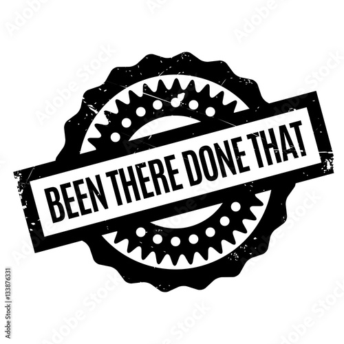 "Been There Done That rubber stamp" fichier vectoriel libre de droits