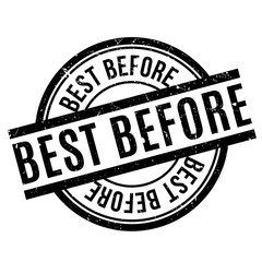 Best Before rubber stamp