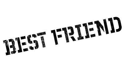 Best Friend rubber stamp