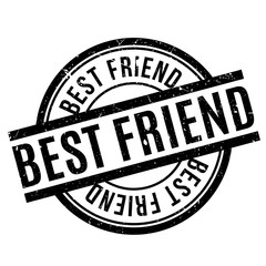 Best Friend rubber stamp