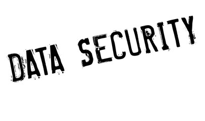 Data Security rubber stamp. Grunge design with dust scratches. Effects can be easily removed for a clean, crisp look. Color is easily changed.