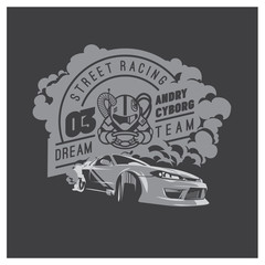 Burnout car, Japanese drift sport, Street racing © labitase