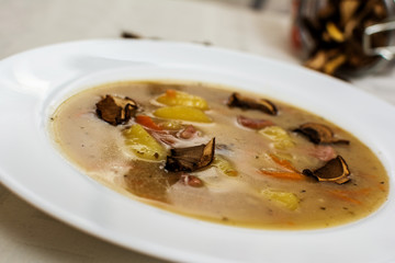Homemade potato soup