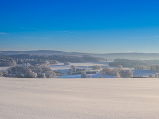 Erzgebirge Winterlandschaft