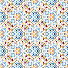 Blue Weave Pattern Emblem Design