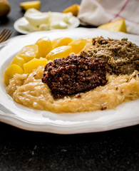 Traditional sausage meat