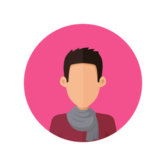 Man Character Avatar Vector in Flat Design.