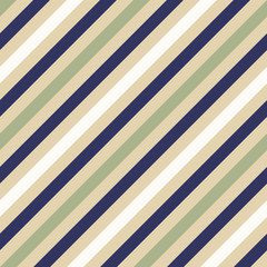 Seamless geometric pattern. Stripy texture for neck tie. Diagonal contrast strips on background. Gray, olive, beige soft colors. Vector