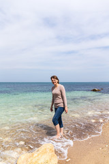 Woman and the sea