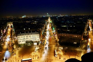 凱旋門から見るパリ