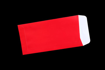 Gold envelope isolated on white background