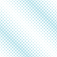 Abstract geometric blue hipster fashion pillow halftone pattern